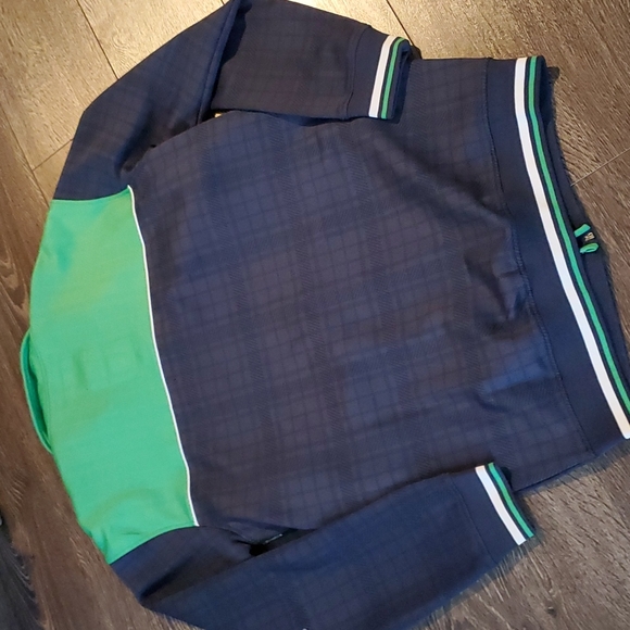 Vintage ECKŌ UNLTD Actual Factual Mens LARGE Jacket - Light weight 💚 NEW - Picture 10 of 11